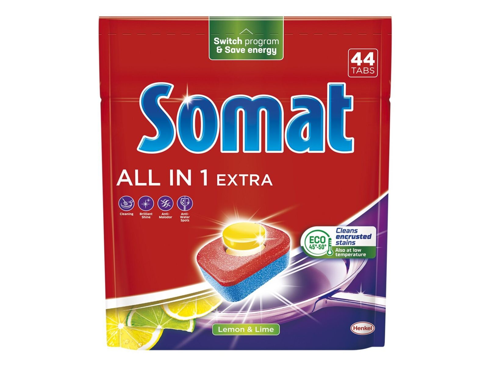Tabletki SOMAT do zmywarek All In One Extra A44